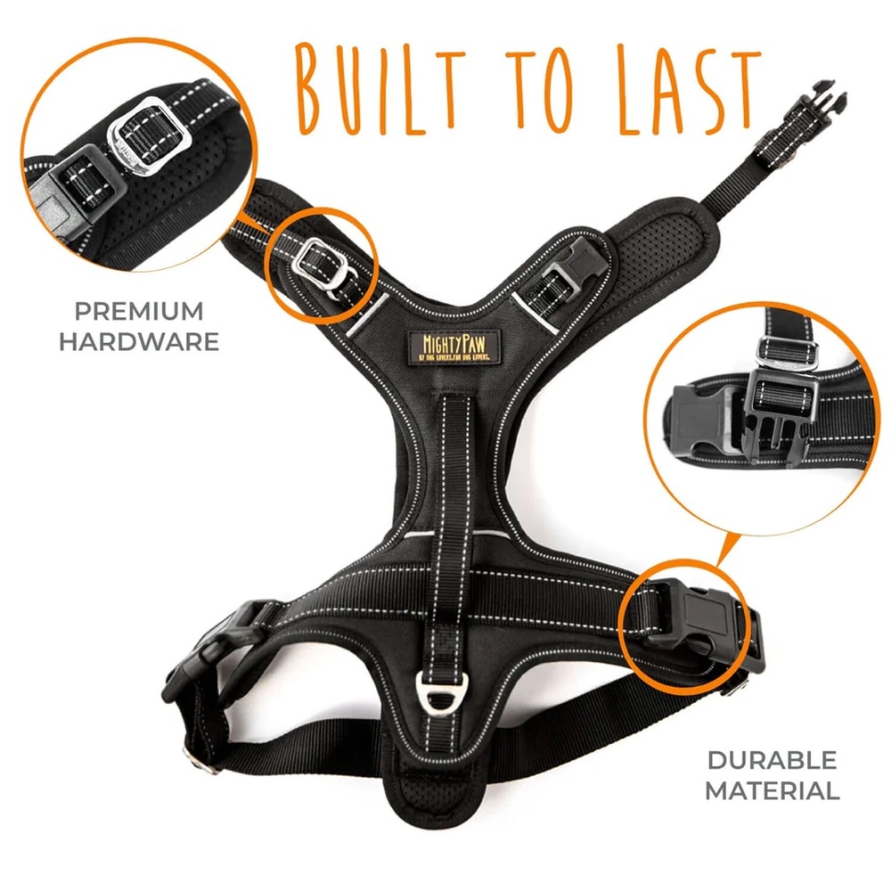 NWT Mighty Paw Sport Dog Harness 2.0 With Neck Buckle